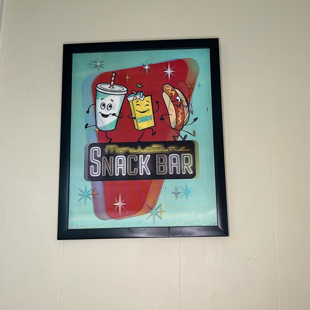 Snack bar sign